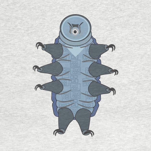 Water Bear (Tardigrade) - Blue by DiatomsATTACK